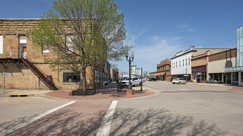 Downtown Belle Fourche historic buildings