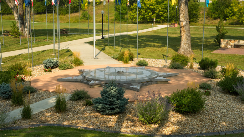 The Geographic Center of the Nation Monument