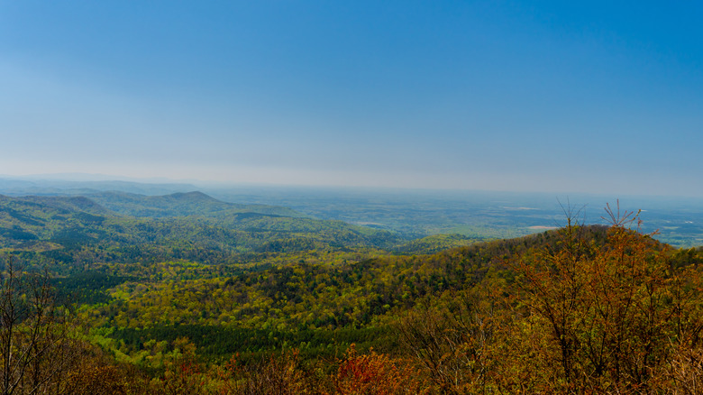Rolling mountains of Appalachians