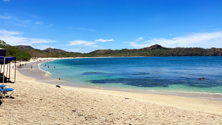 View of Playa Conchal in Costa Rica, Guanacaste