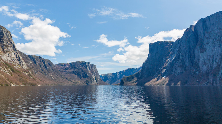 Western Brook Pond in Gros Morne National Park, Canada