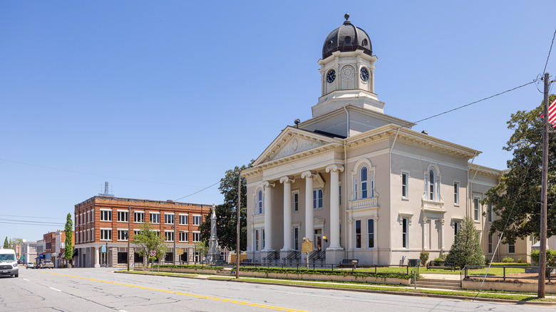 Downtown Hawkinsville, Georgia
