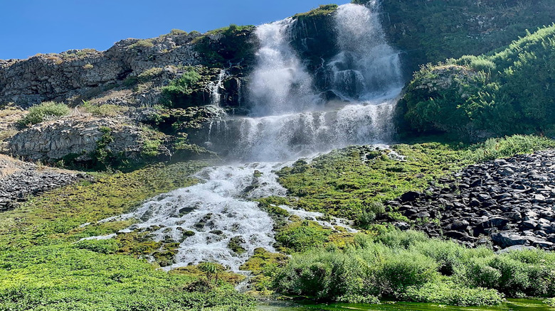 Waterfall on Ritter Island