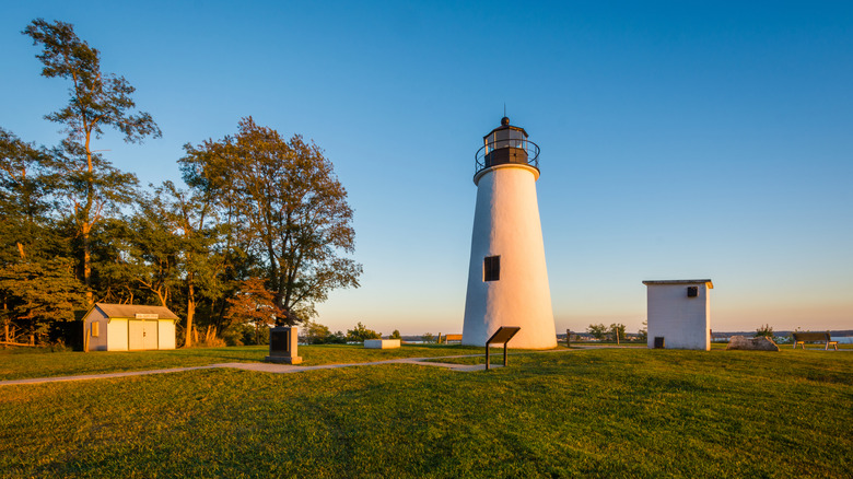 Turkey Point Lighthouse, Elk Neck State Park, Maryland, USA, North East, Maryland