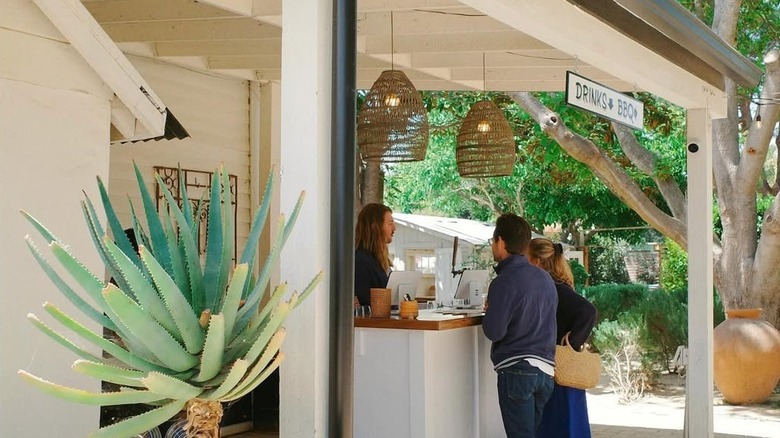 Customers at La Bodega in Los Alamos.