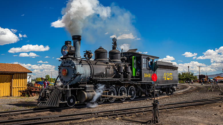 A train in Antonito, Colorado