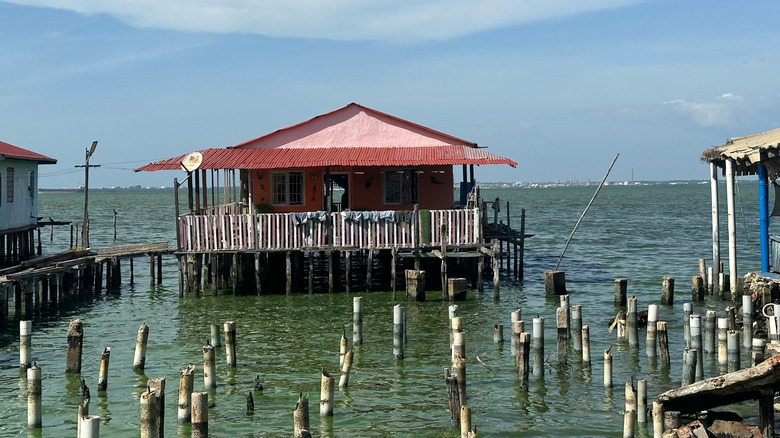 Stilt house on Lake Maracaibo