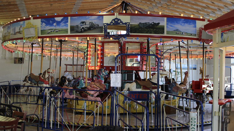 Restored Shelby rest area carousel
