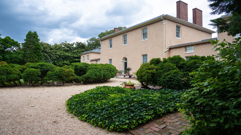 Tudor Place surrounded by greenery in Washington, D.C.