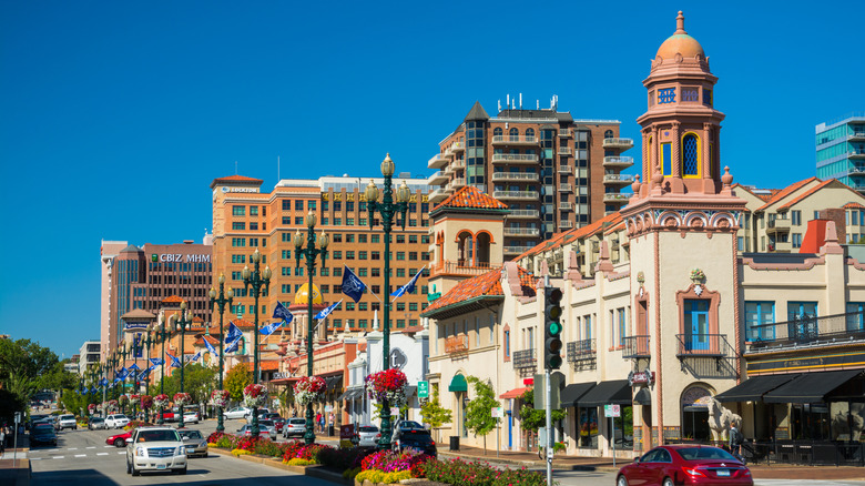 Spanish-style architecture on display at Kansas City's Country Club Plaza