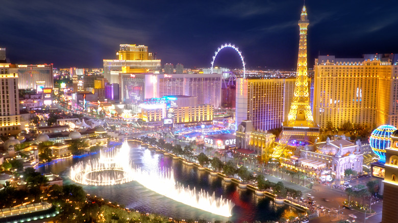 Las Vegas Strip at night