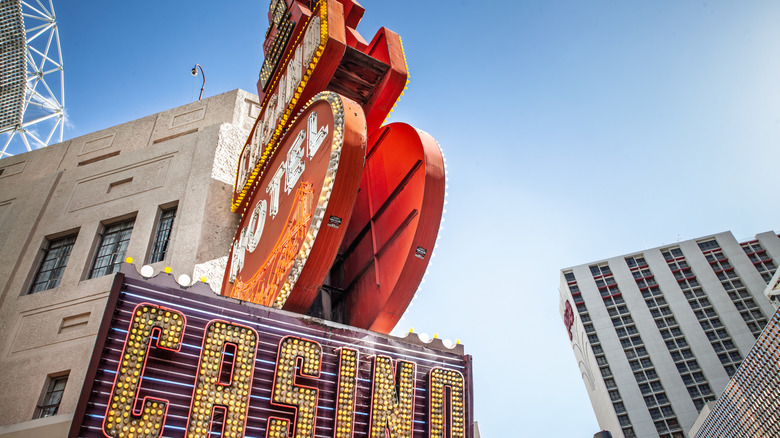Golden Gate Casino sign in daytime