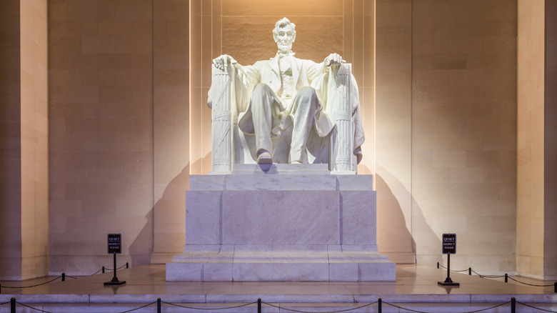View of the Lincoln Memorial