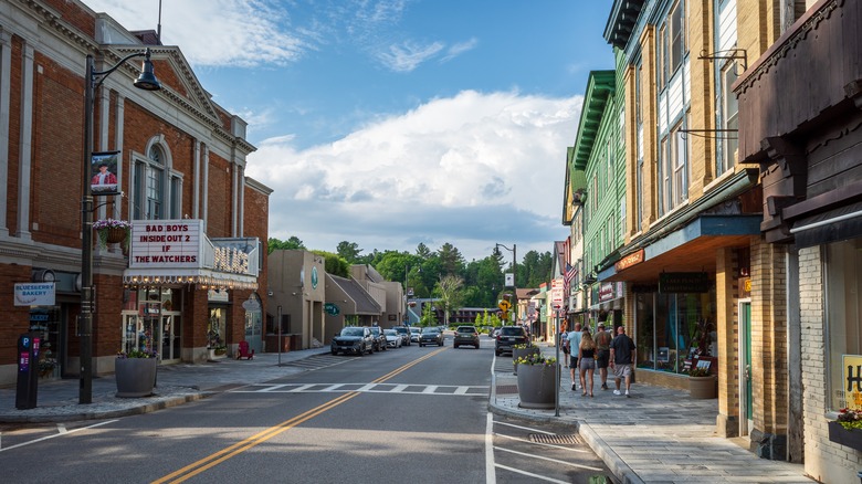 buildings on Main Street in Lake Placid