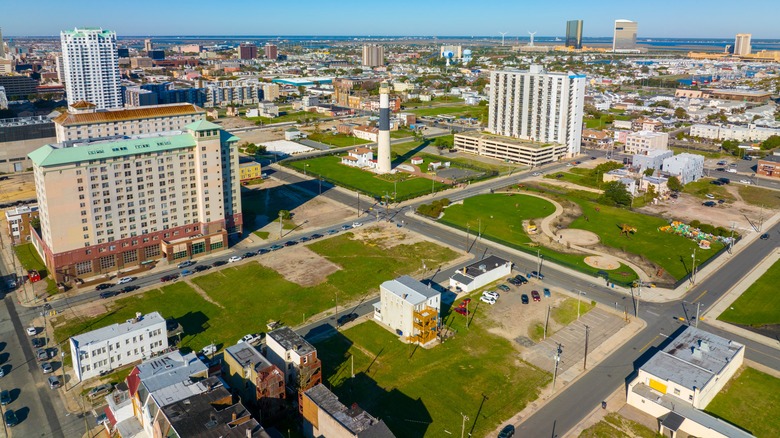 Areal view of Absecon, New Jersey