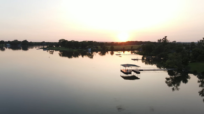 Sunset in Lake Eureka, Kansas