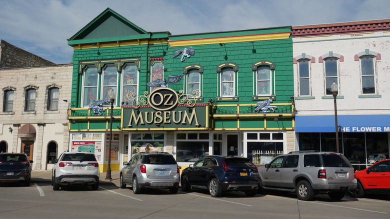 Oz Museum storefront in Wamego, Kansas
