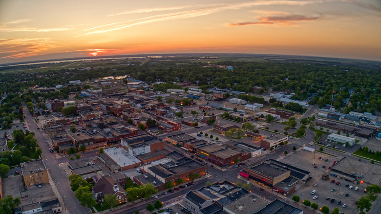 Aerial view of Watertown, SD