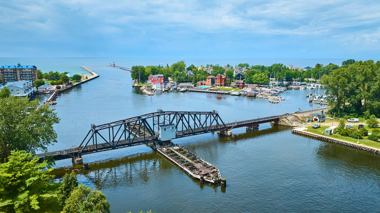 Swing Bridge between Benton Harbor and St. Joseph