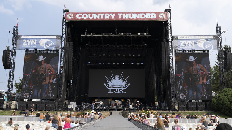 Country Thunder Festival stage in Twin Lakes