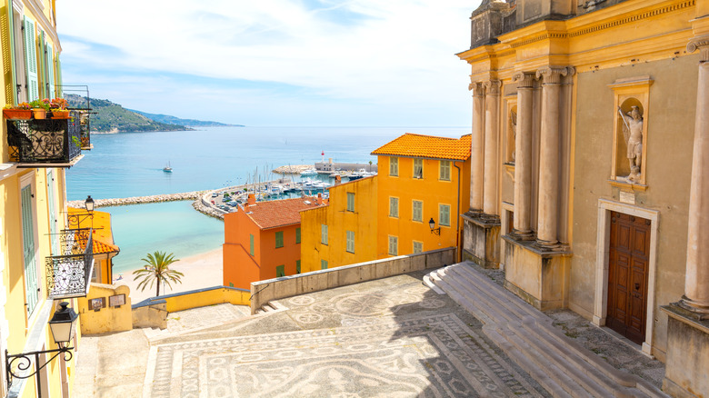 Street in Menton, France