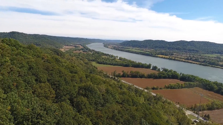 Aerial view of the Edge of Appalachia