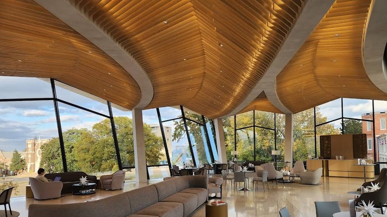 The interior of the Arkansas Museum of Fine Arts in Downtown Little Rock