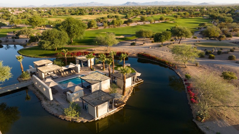Adults-only pool and golf courses at JW Marriott Phoenix Desert Ridge Resort & Spa