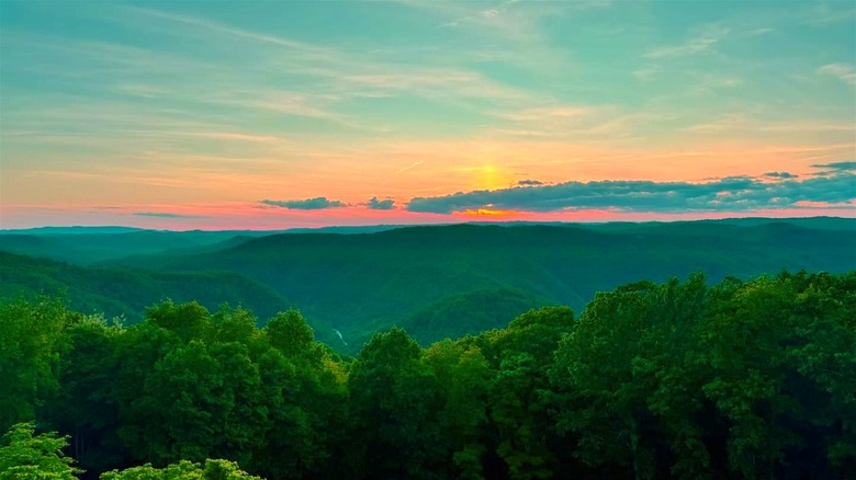 View from Pipestem Resort Park