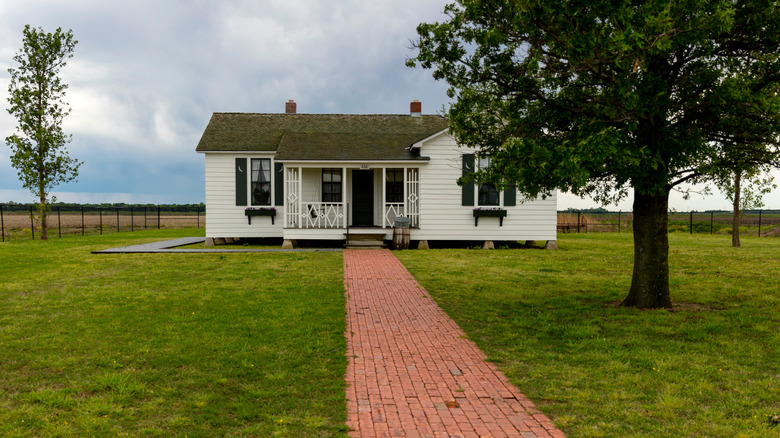 Johnny Cash's boyhood home in Dyess, Arkansas