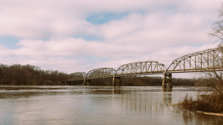 The New Harmony Toll Bridge