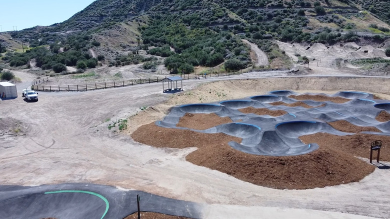 Some of the tracks at Santa Clarita's Haskell Canyon Bike Park
