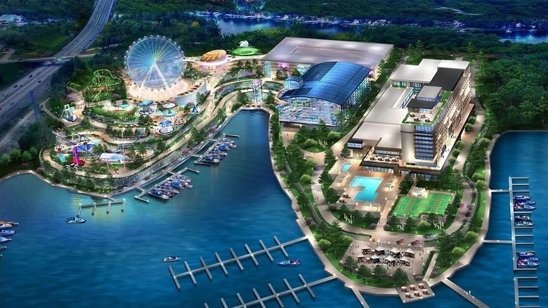 Concept art for Oasis at Lake of the Ozarks