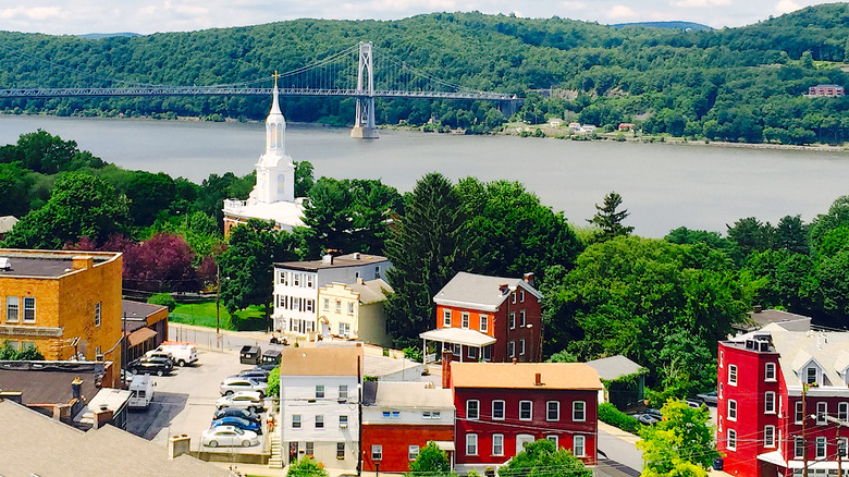 A view of downtown Hyde Park, New York