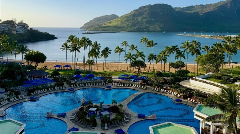 Royal Sonesta pool in Kaua'i