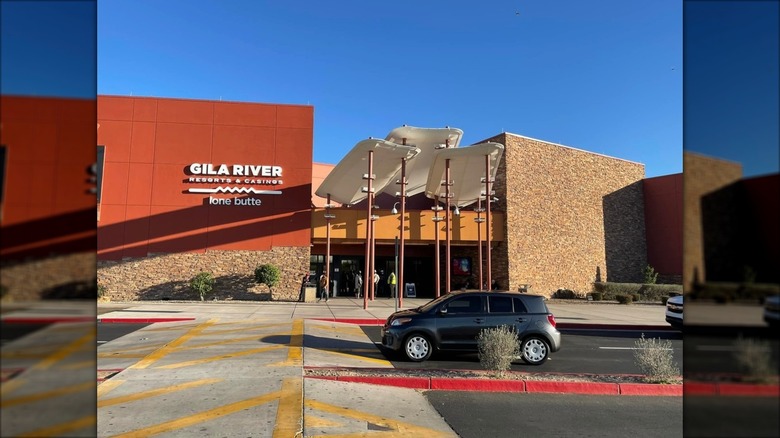 Outside the Lone Butte Casino