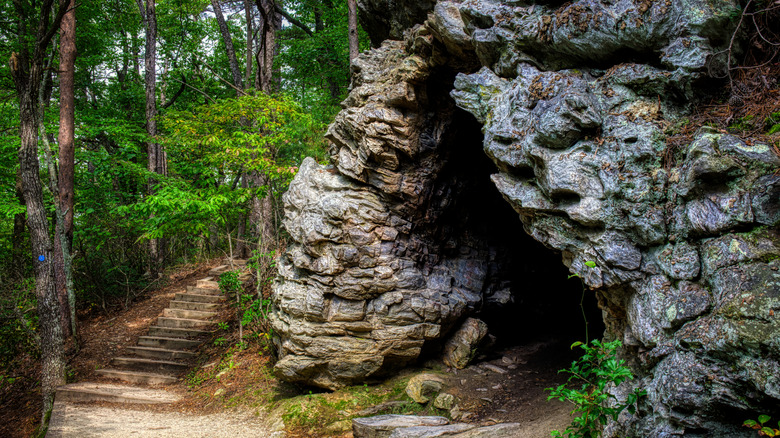Cave in Hanging Rock State Park