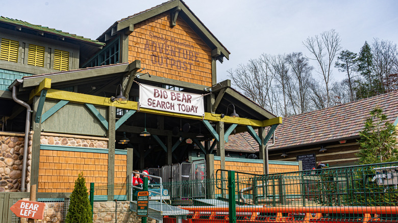The Award-winning Big Bear Mountain family coaster at Dollywood in Pigeon Forge, Tennessee.