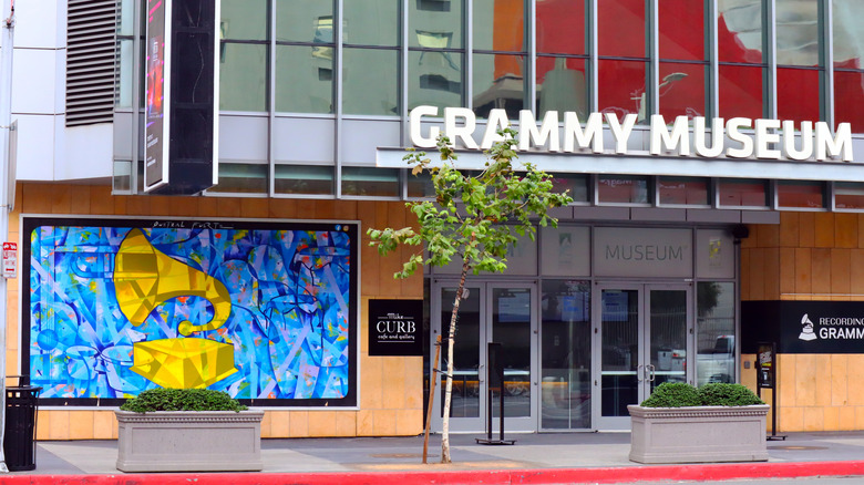 Entrance to the Grammy Museum in DTLA