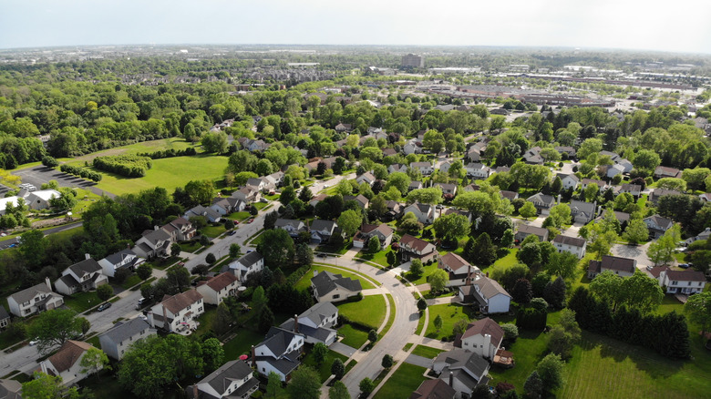 Aerial view of Hilliard