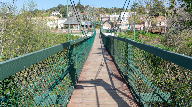 Arroyo Grande historic swing bridge