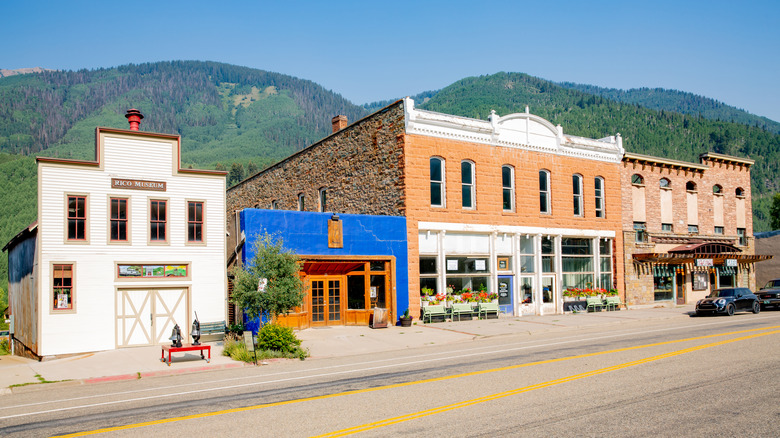Buildings in Rico, Colorado