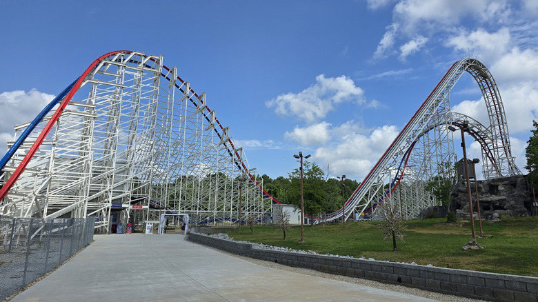 ArieForce One roller coaster at Fun Spot America Atlanta in Fayetteville, Georgia