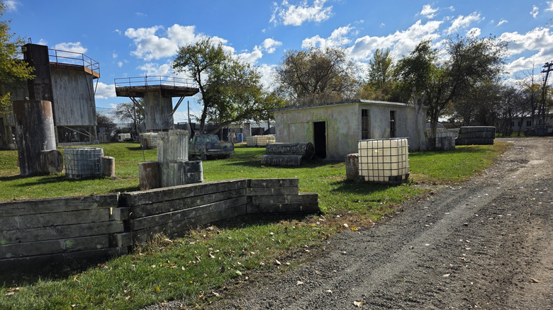Abandoned military structures at the Nike Missile Site C-47 in Indiana