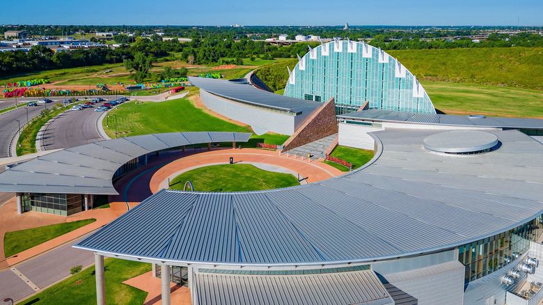 Aerial view of the First Americans Museum