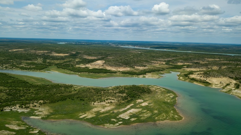 Amistad Reservoir in Texas