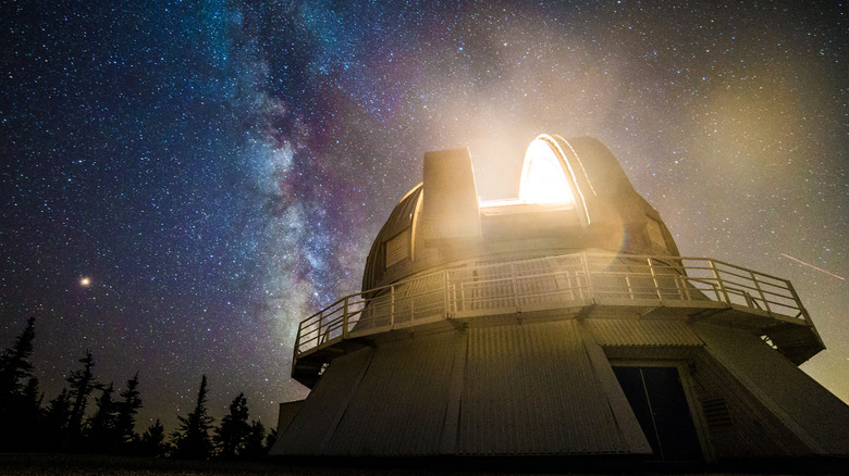 Mont-Mégantic Observatory in Lac-Mégantic in Quebec, Canada
