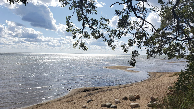 Beach in Mille Lacs Lake near Aitkin, Minnesota