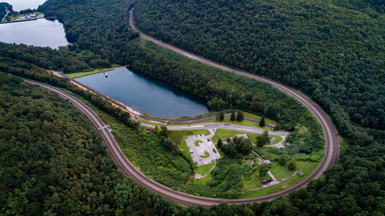 Horseshoe Curve in Altoona, Pennsylvania