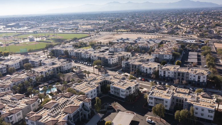 Birdseye view of Surprise, Arizona